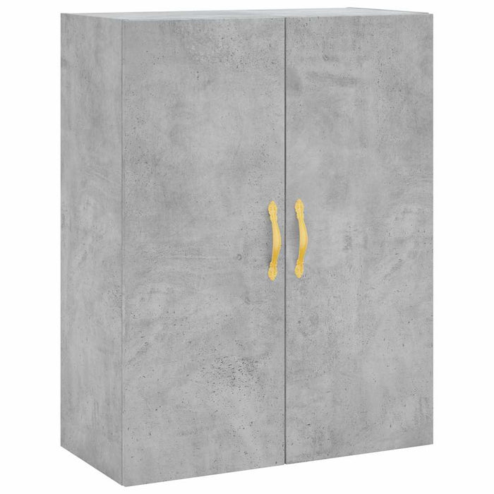 Dulap înalt, gri beton, 69,5x34x180, lemn compozit - WALTI WALTI