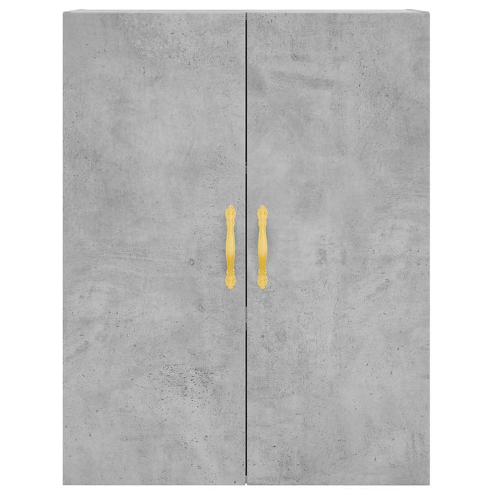 Dulap înalt, gri beton, 69,5x34x180, lemn compozit - WALTI WALTI