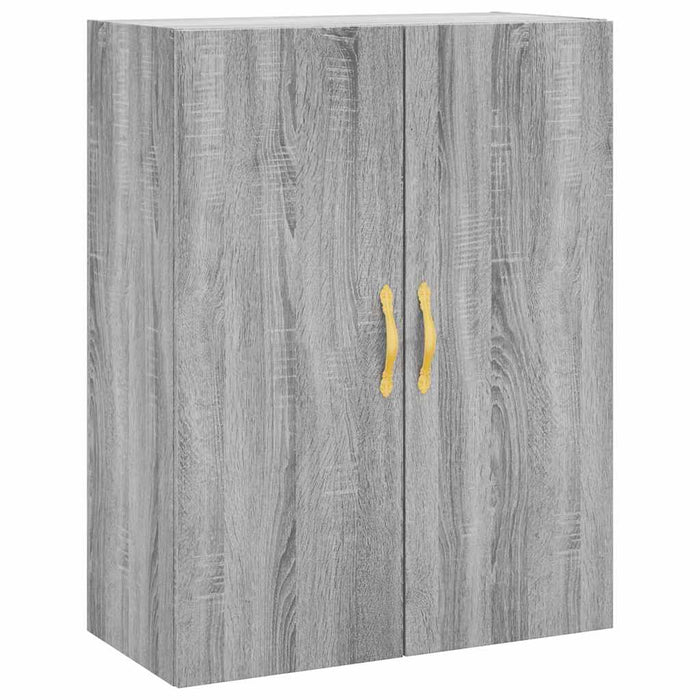 Dulap înalt, gri sonoma, 69,5x34x180 cm, lemn compozit WALTI