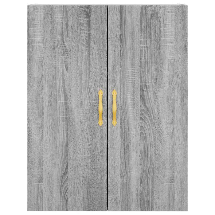 Dulap înalt, gri sonoma, 69,5x34x180 cm, lemn compozit WALTI
