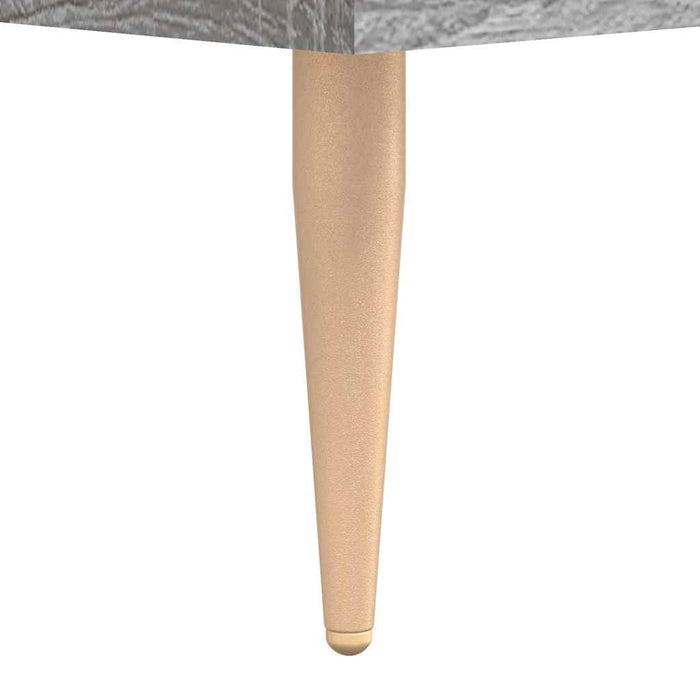 Dulap înalt, gri sonoma, 69,5x34x180 cm, lemn compozit - WALTI WALTI