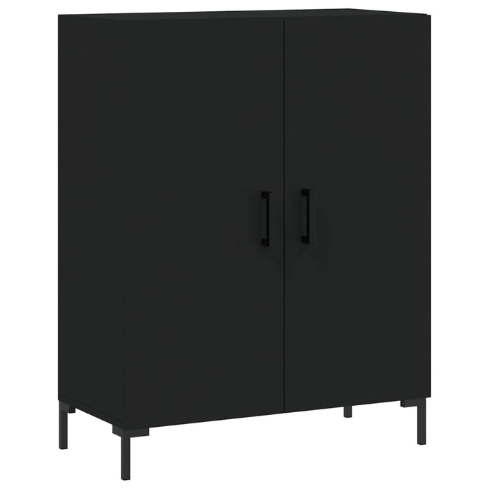 Dulap înalt, negru, 69,5x34x180 cm, lemn compozit WALTI