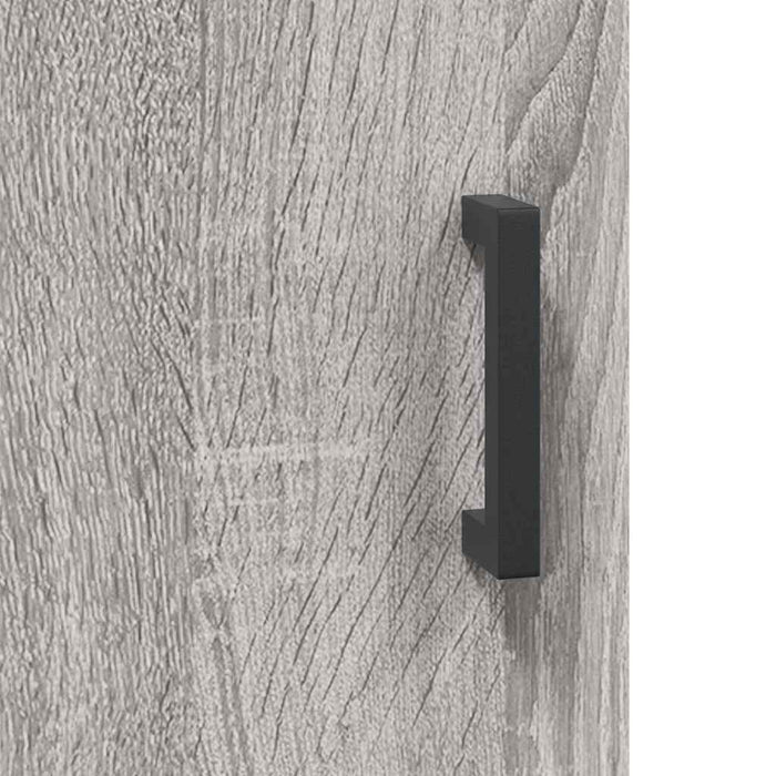 Dulap înalt, gri sonoma, 69,5x34x180 cm, lemn compozit WALTI