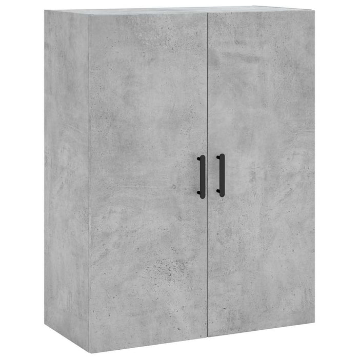 Dulap înalt, gri beton, 69,5x34x180, lemn compozit WALTI
