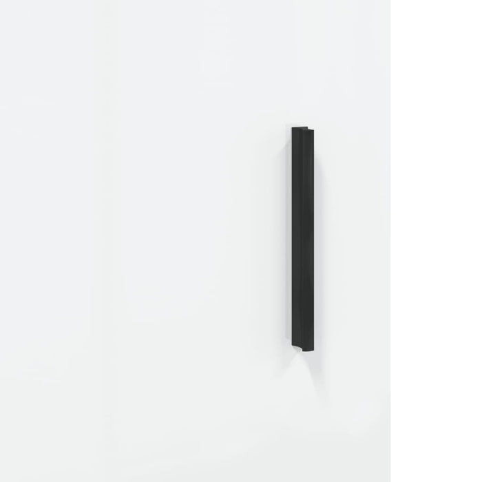 Dulap înalt, alb extralucios, 69,5x34x180 cm, lemn compozit WALTI