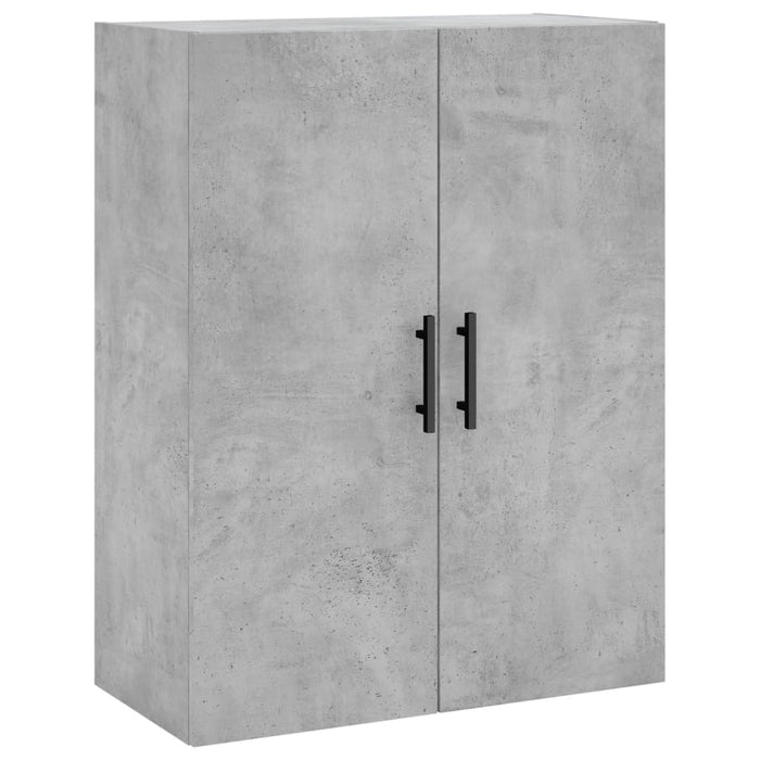 Dulap înalt, gri beton, 69,5x34x180, lemn compozit - WALTI WALTI