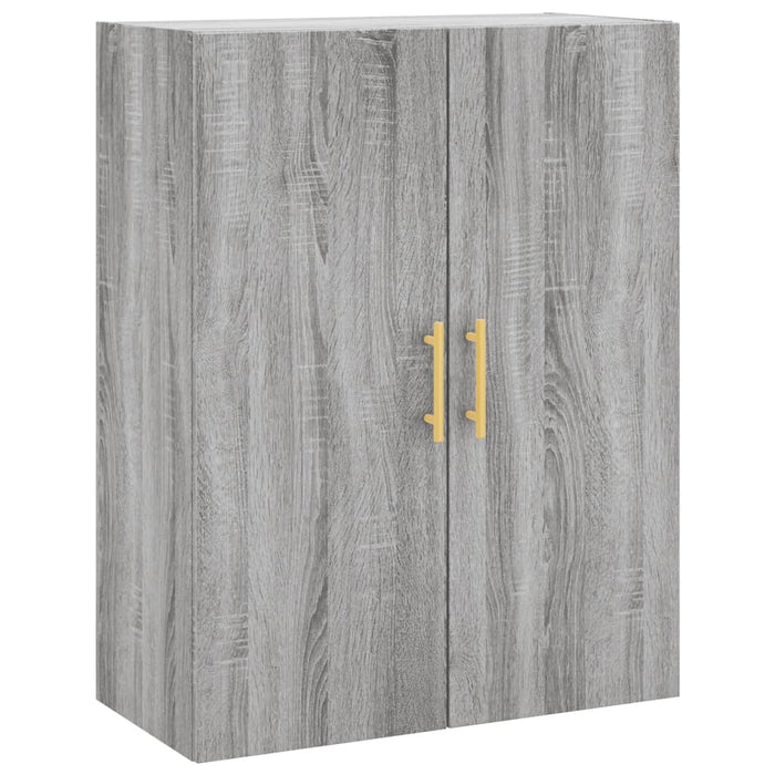 Dulap înalt, gri sonoma, 69,5x34x180 cm, lemn compozit WALTI