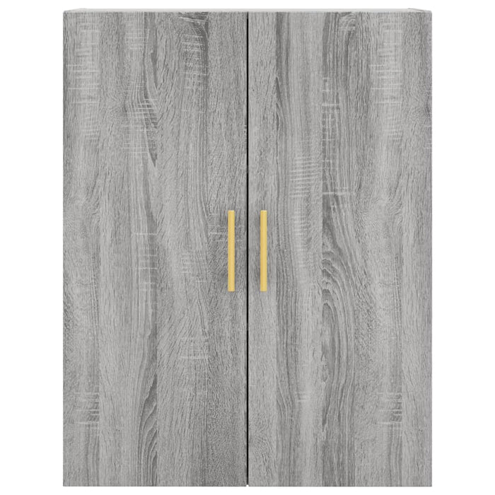 Dulap înalt, gri sonoma, 69,5x34x180 cm, lemn compozit WALTI