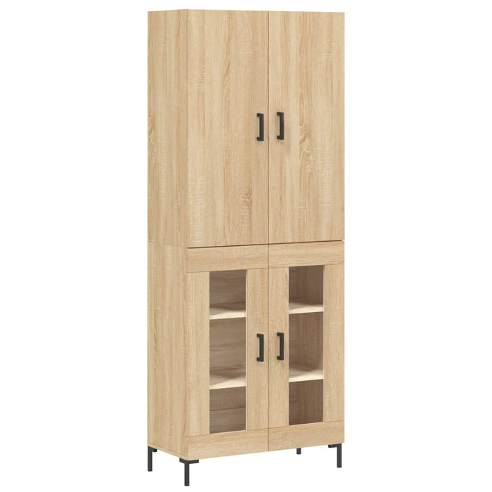 Dulap înalt, stejar sonoma, 69,5x34x180 cm, lemn compozit WALTI
