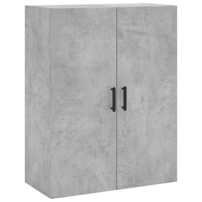 Dulap înalt, gri beton, 69,5x34x180, lemn compozit WALTI