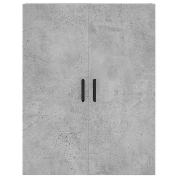 Dulap înalt, gri beton, 69,5x34x180, lemn compozit WALTI