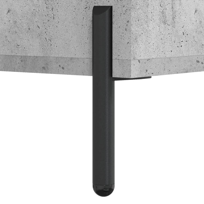 Dulap înalt, gri beton, 69,5x34x180, lemn compozit WALTI