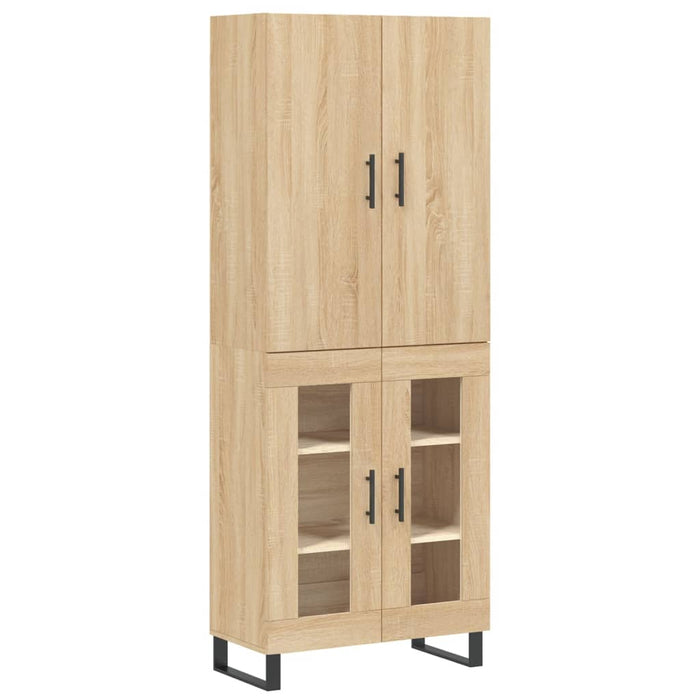 Dulap înalt, stejar sonoma, 69,5x34x180 cm, lemn compozit WALTI
