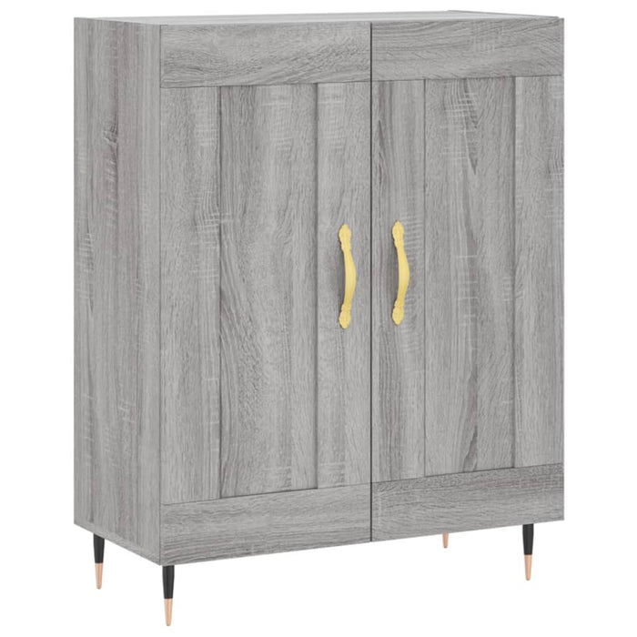 Dulap înalt, gri sonoma, 69,5x34x180 cm, lemn compozit WALTI