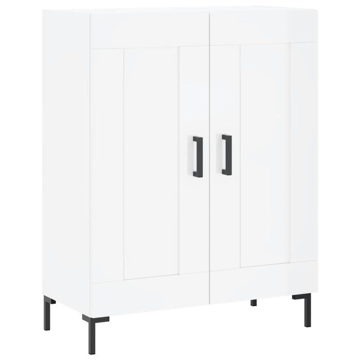 Dulap înalt, alb extralucios, 69,5x34x180 cm, lemn compozit WALTI