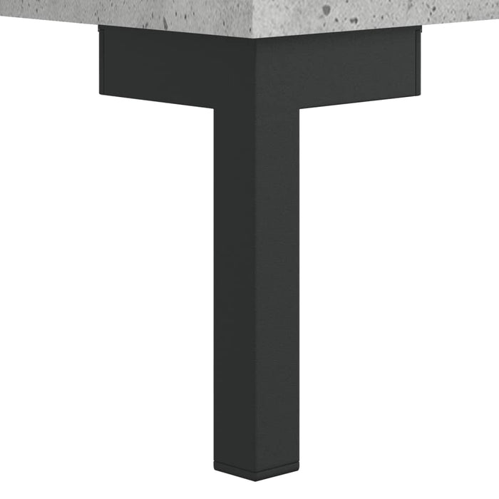 Dulap înalt, gri beton, 69,5x34x180, lemn compozit - WALTI WALTI