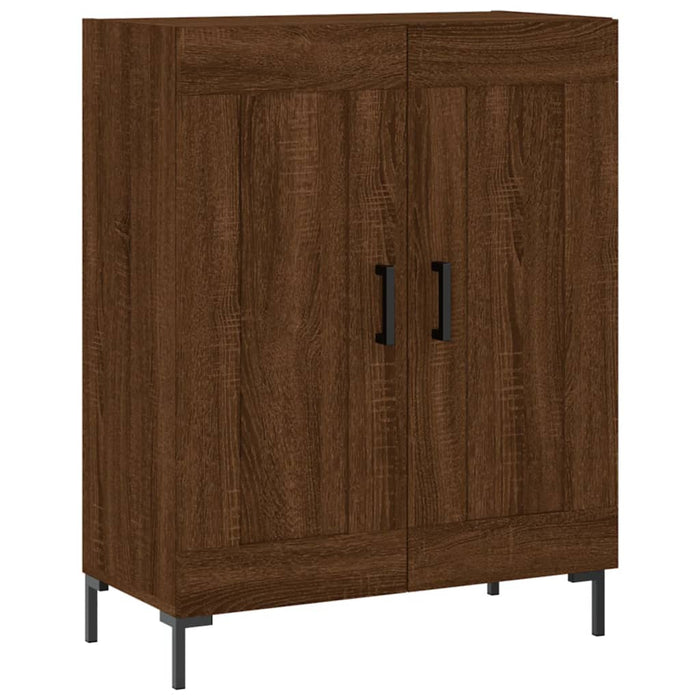 Dulap înalt, stejar maro, 69,5x34x180 cm, lemn compozit WALTI