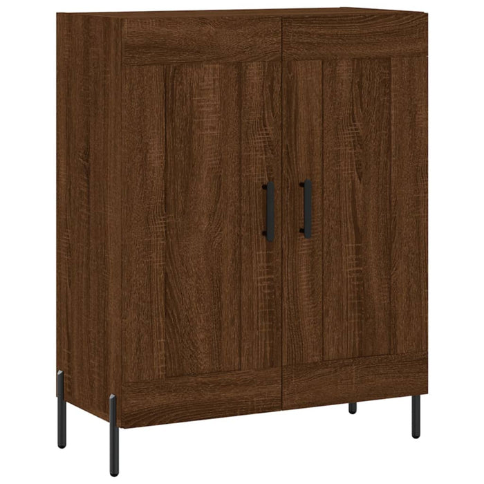 Dulap înalt, stejar maro, 69,5x34x180 cm, lemn compozit WALTI