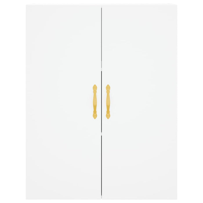 Dulap înalt, alb, 69,5x34x180 cm, lemn compozit WALTI