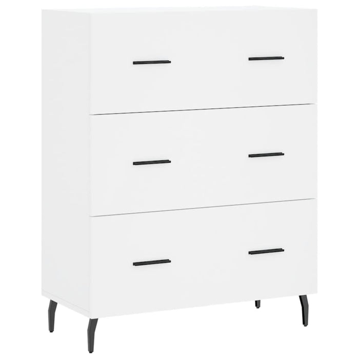 Dulap înalt, alb, 69,5x34x180 cm, lemn compozit - WALTI WALTI