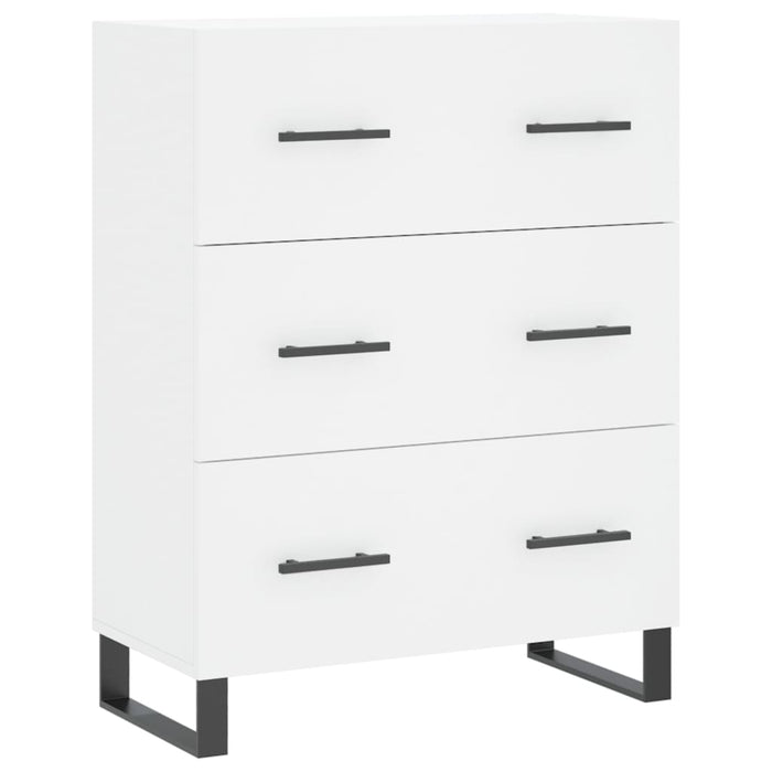 Dulap înalt, alb, 69,5x34x180 cm, lemn compozit WALTI