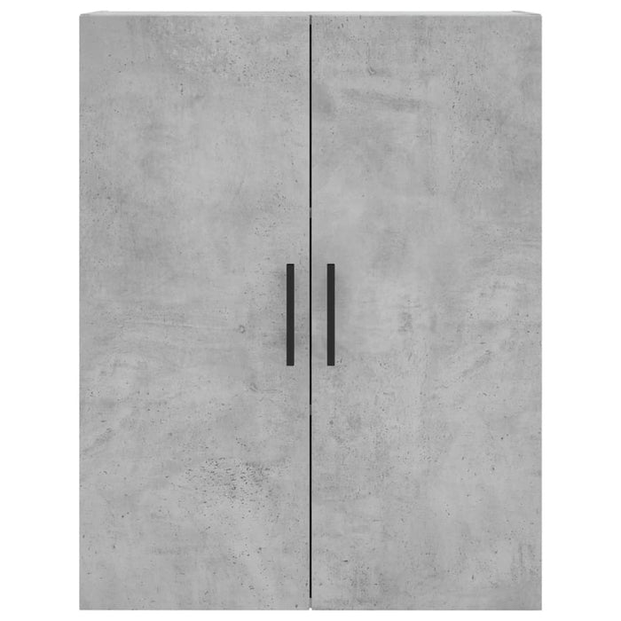 Dulap înalt, gri beton, 69,5x34x180, lemn compozit WALTI