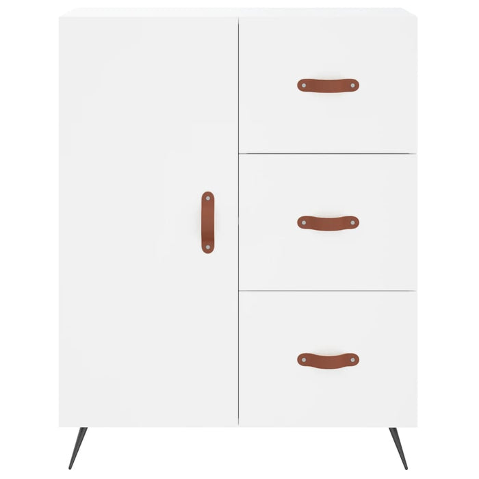Dulap înalt, alb, 69,5x34x180 cm, lemn compozit - WALTI WALTI
