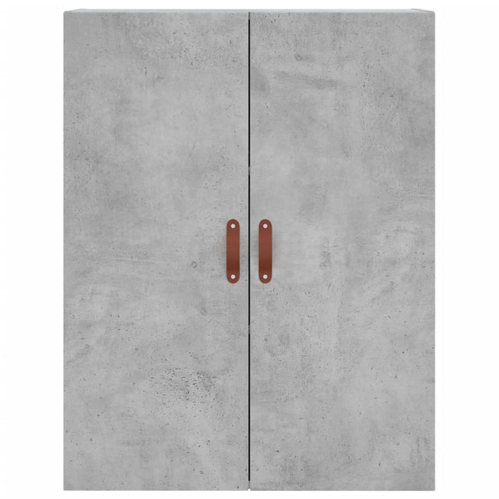 Dulap înalt, gri beton, 69,5x34x180, lemn compozit WALTI