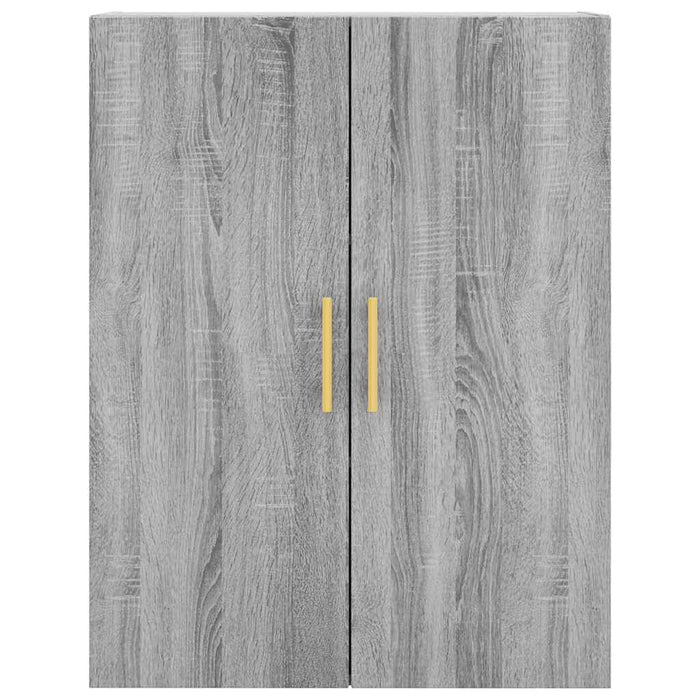 Dulap înalt, gri sonoma, 69,5x34x180 cm, lemn compozit WALTI