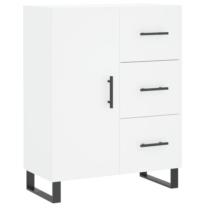 Dulap înalt, alb, 69,5x34x180 cm, lemn compozit WALTI