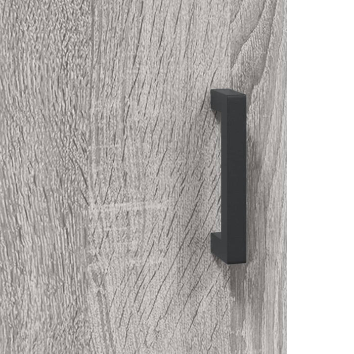 Dulap înalt, gri sonoma, 69,5x34x180 cm, lemn compozit WALTI