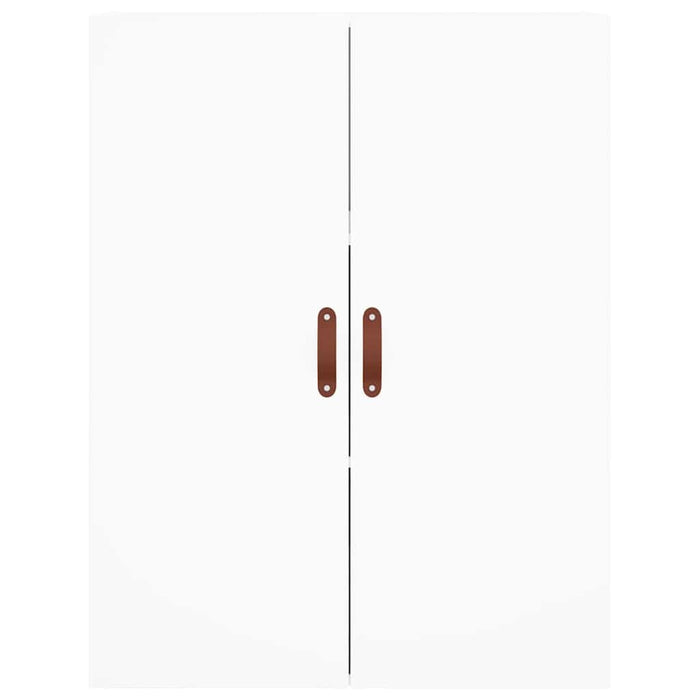 Dulap înalt, alb, 69,5x34x180 cm, lemn compozit WALTI