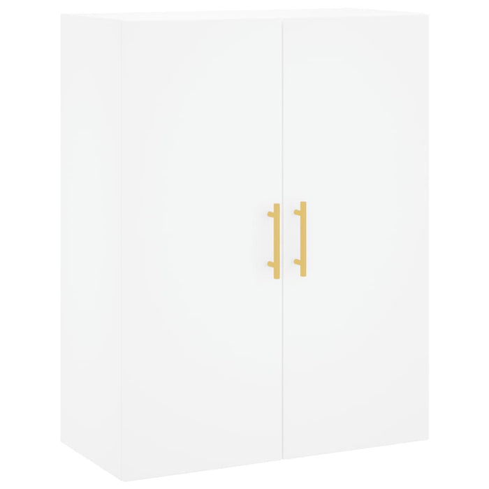Dulap înalt, alb, 69,5x34x180 cm, lemn compozit WALTI