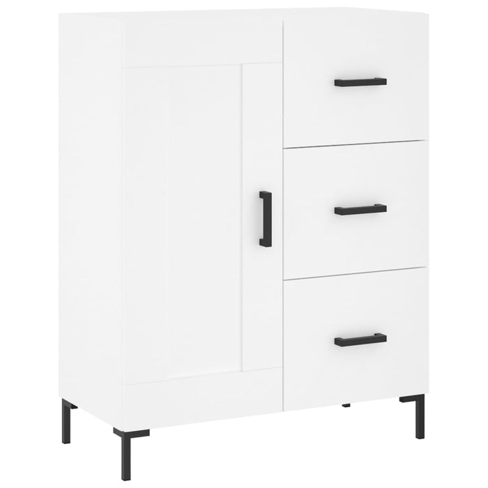 Dulap înalt, alb, 69,5x34x180 cm, lemn compozit - WALTI WALTI
