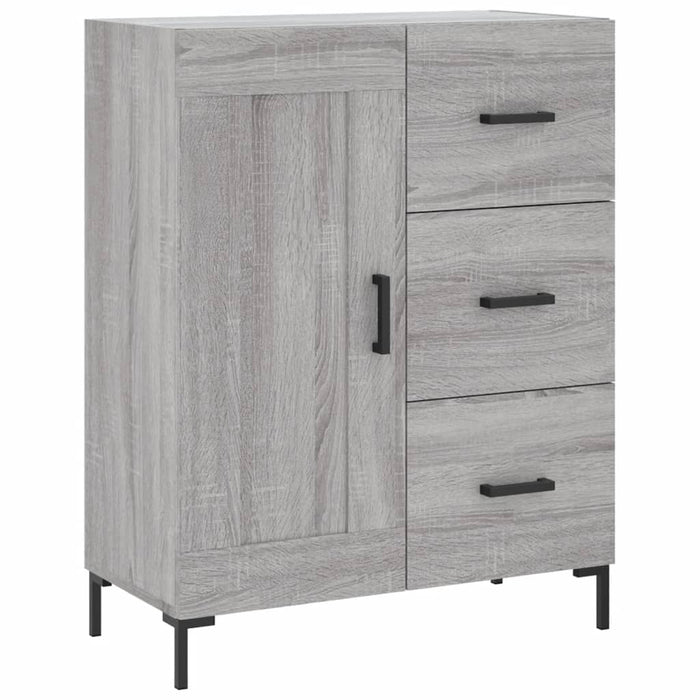 Dulap înalt, gri sonoma, 69,5x34x180 cm, lemn compozit WALTI