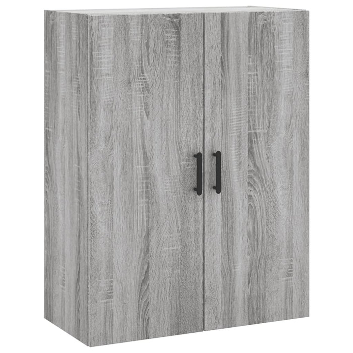 Dulap înalt, gri sonoma, 69,5x34x180 cm, lemn compozit WALTI