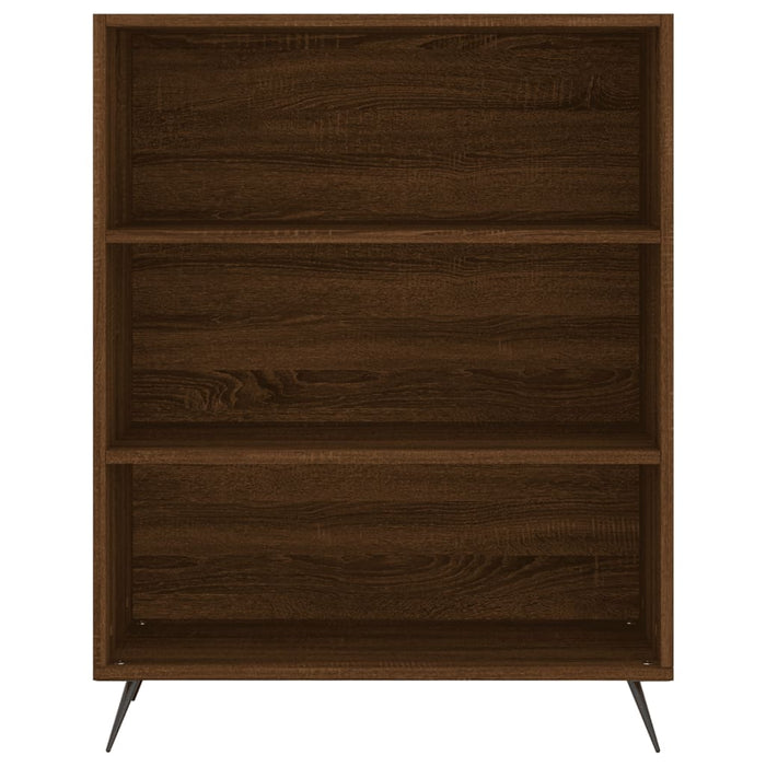 Dulap înalt, stejar maro, 69,5x34x180 cm, lemn compozit WALTI