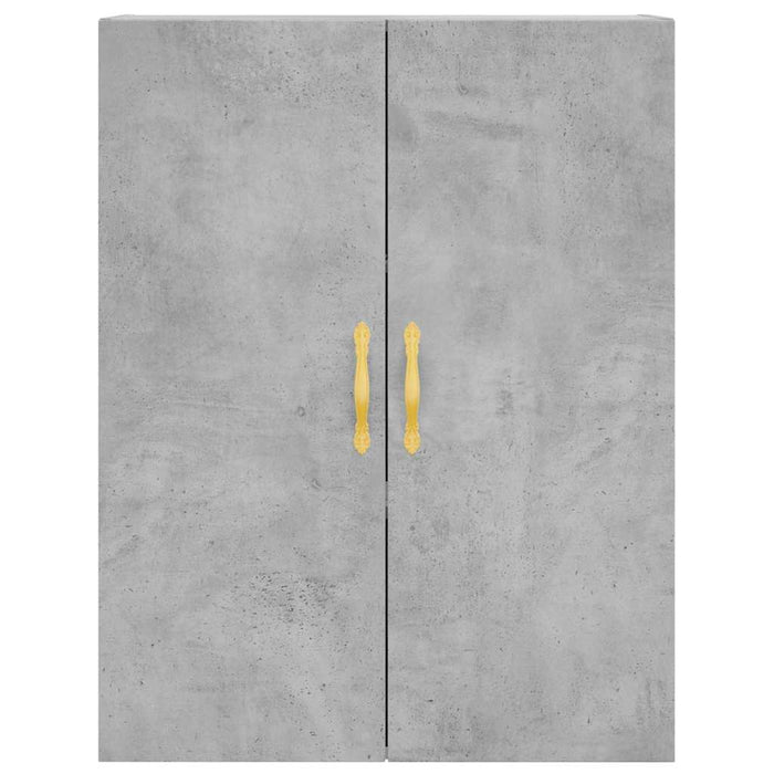Dulap înalt, gri beton, 69,5x34x180, lemn compozit - WALTI WALTI