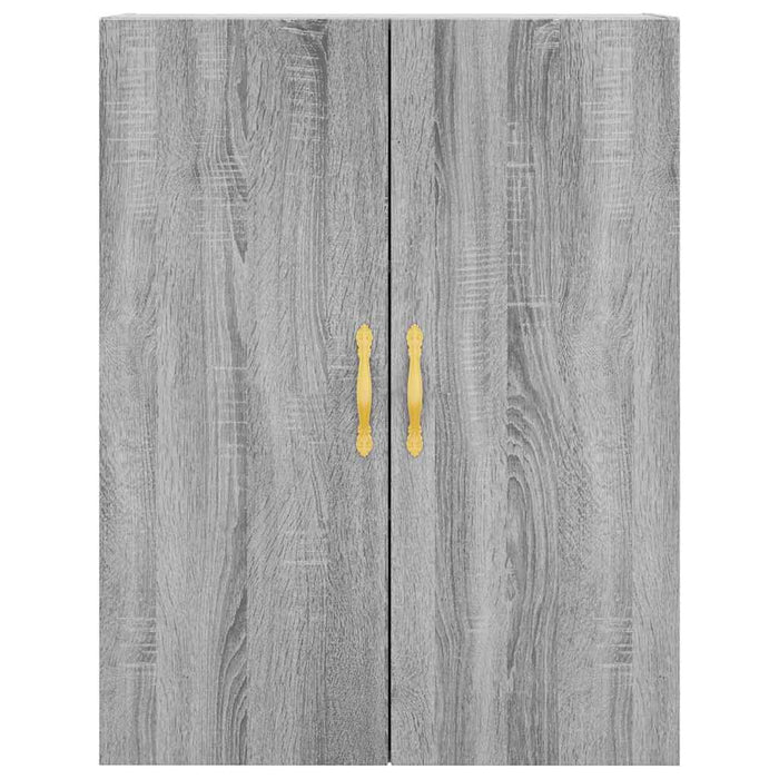 Dulap înalt, gri sonoma, 69,5x34x180 cm, lemn compozit WALTI