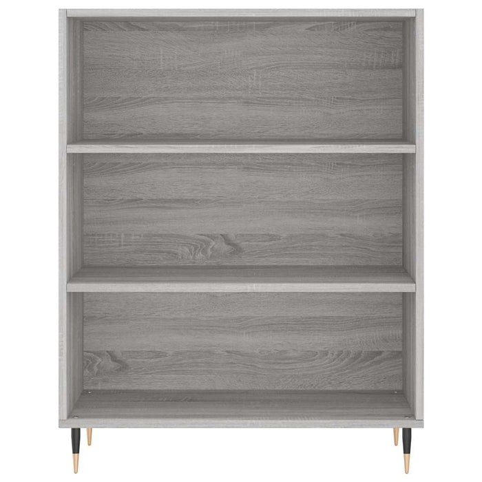 Dulap înalt, gri sonoma, 69,5x34x180 cm, lemn compozit WALTI