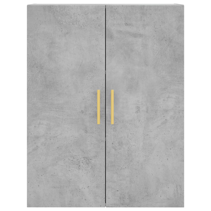 Dulap înalt, gri beton, 69,5x34x180, lemn compozit - WALTI WALTI