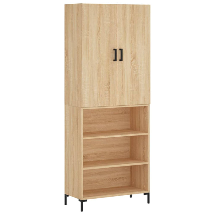 Dulap înalt, stejar sonoma, 69,5x34x180 cm, lemn compozit WALTI