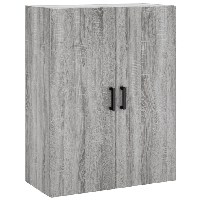 Dulap înalt, gri sonoma, 69,5x34x180 cm, lemn compozit WALTI