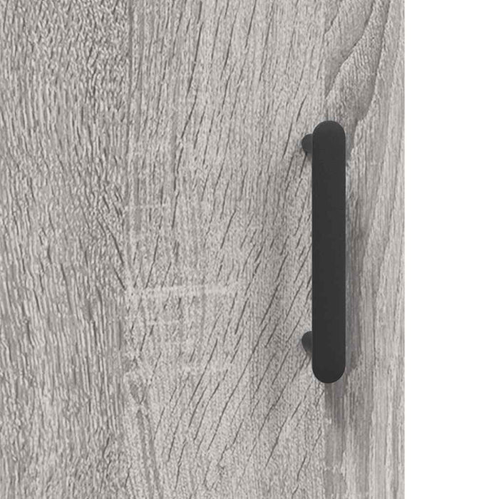 Dulap înalt, gri sonoma, 69,5x34x180 cm, lemn compozit WALTI