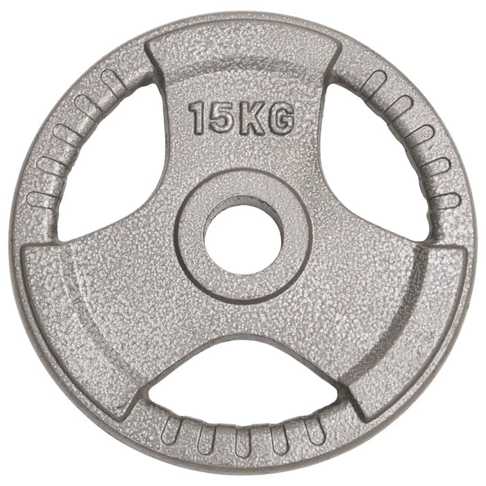 Set halteră cu discuri de greutăți, 70 kg, fontă și oțel cromat WALTI