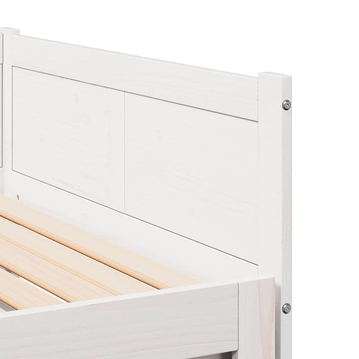 Pat de zi extensibil Alb 203,5 x 184 x 56,5 cm - WALTI WALTI