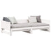 Pat de zi extensibil Alb 203,5 x 184 x 56,5 cm - WALTI WALTI