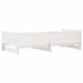 Pat de zi extensibil Alb 203,5 x 184 x 56,5 cm - WALTI WALTI