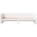 Pat de zi extensibil Alb 203,5 x 184 x 56,5 cm - WALTI WALTI