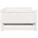Pat de zi extensibil Alb 203,5 x 184 x 56,5 cm - WALTI WALTI